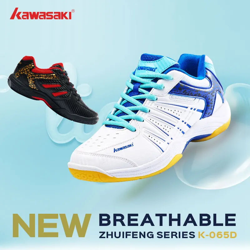 Badminton Shoes Sneakers Mens Tennis Breathable Anti-Slippery Sport Shoes for Men Women K-065D