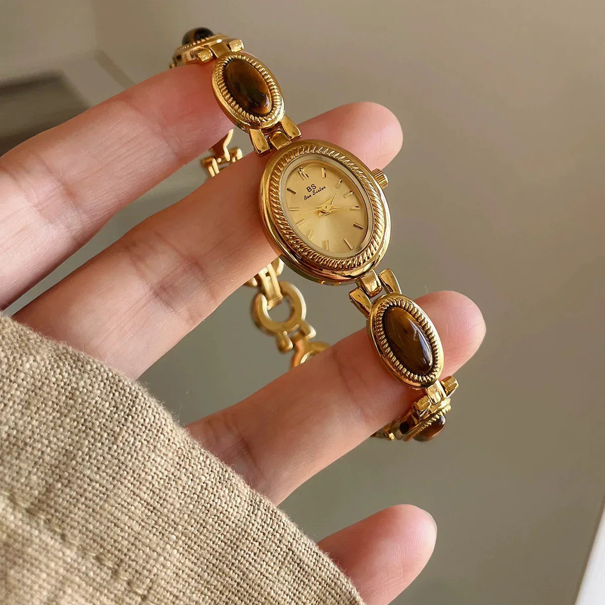 High-end Luxury Watches for Woman Elegant Green Jewelry Jade Quartz Bracelet Wristwatch Gift for Women Lady Fashion Dress Watch