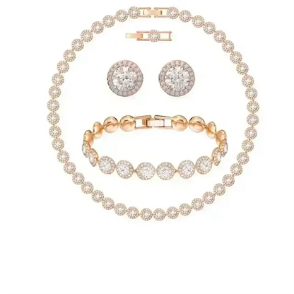2025 New Classic Luxury Angel Set, Necklace, Bracelet, Earrings, Multi Functional and Beautiful - Valentine's Day Gift