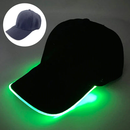 Baseball Caps Night Glow Light Cap Boys Girls Fashion Headwear Costumes Accessory Caps Hats
