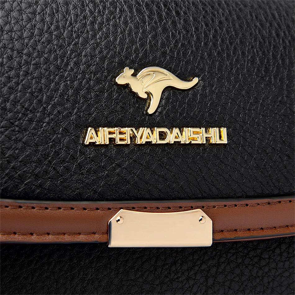 Solid Color High Quality Leather Small Shoulder Bagsfor Women 2024 New Messenger Bags with StrapDesigner Crossbody Bag Sac AMain