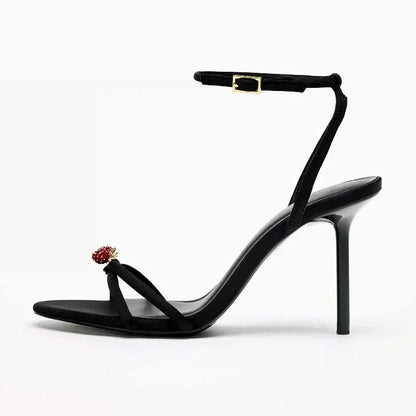 Sexy Brand Thin High Heels Women Summer New Fashion Designer Sandals Ladies Pumps Ankle Strap Elegant Banquet Party Shoes Female