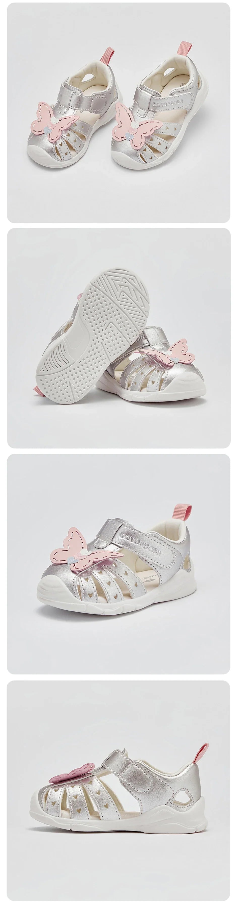 Toddler Sandals Summer Baby Girls Casual Shoes First Walkers Cool Fashion Sweet Butterfly Outdoors Sandal DB2221277-A