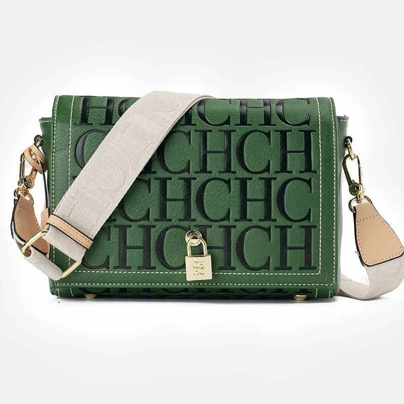 Autumn and Winter Solid Color Crossbody Bag Letter Printing High Quality Women's Fashion Elegance 2025 Classic Women's Bag