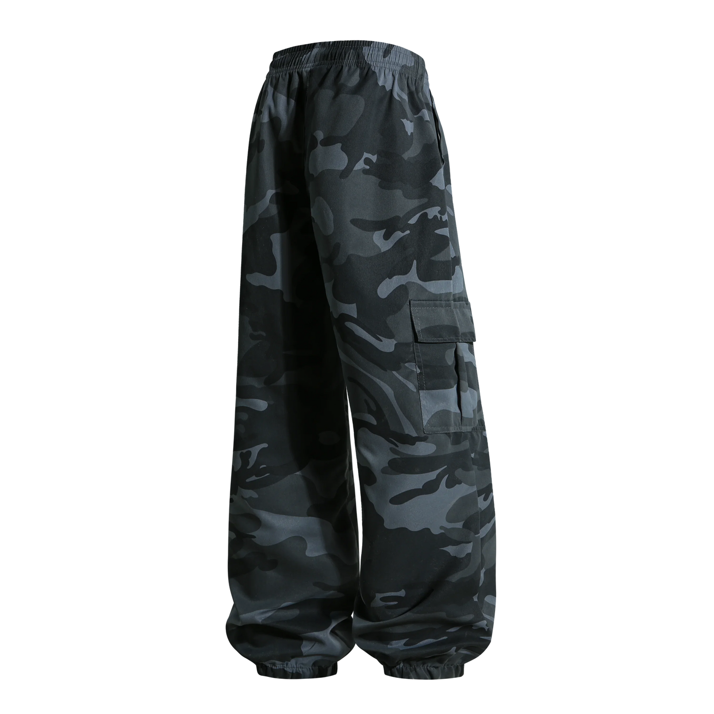 Men's  Camouflage Cargo Pants Sweatpants Outdoor Bunched Long Trousers  Casual Autumn Multi-Pocket Durable Workwear Male Trouser