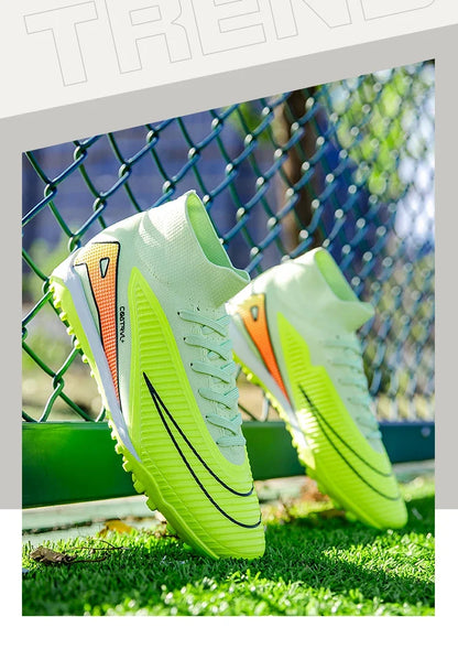 New Men Soccer Shoes Cleats Football Boots Professional Women Unisex Ultralight Match Grass Futsal High-quality TF/FG Sneakers