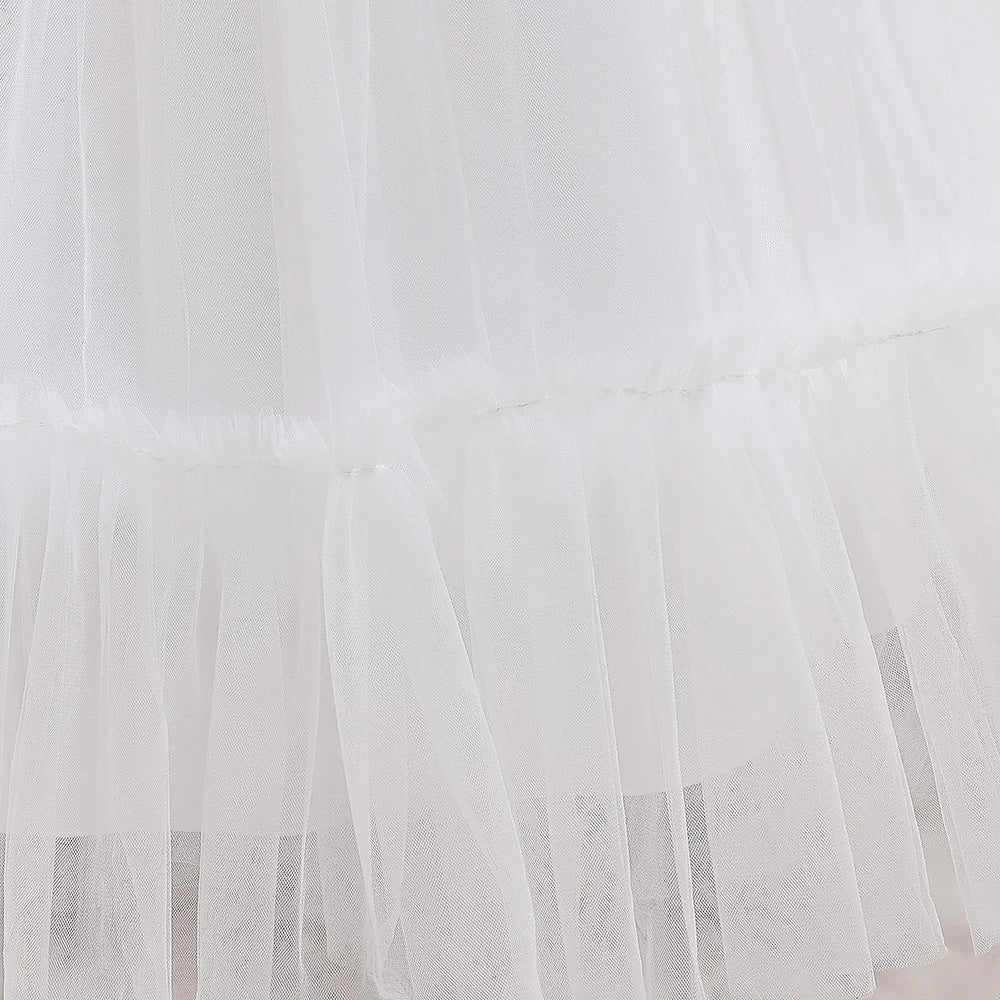 Summer Baptism Wedding Party Girl Flower Dresses Bow Bridesmaids Princess Prom Evening Dress For Girls First Communion Prom Gown
