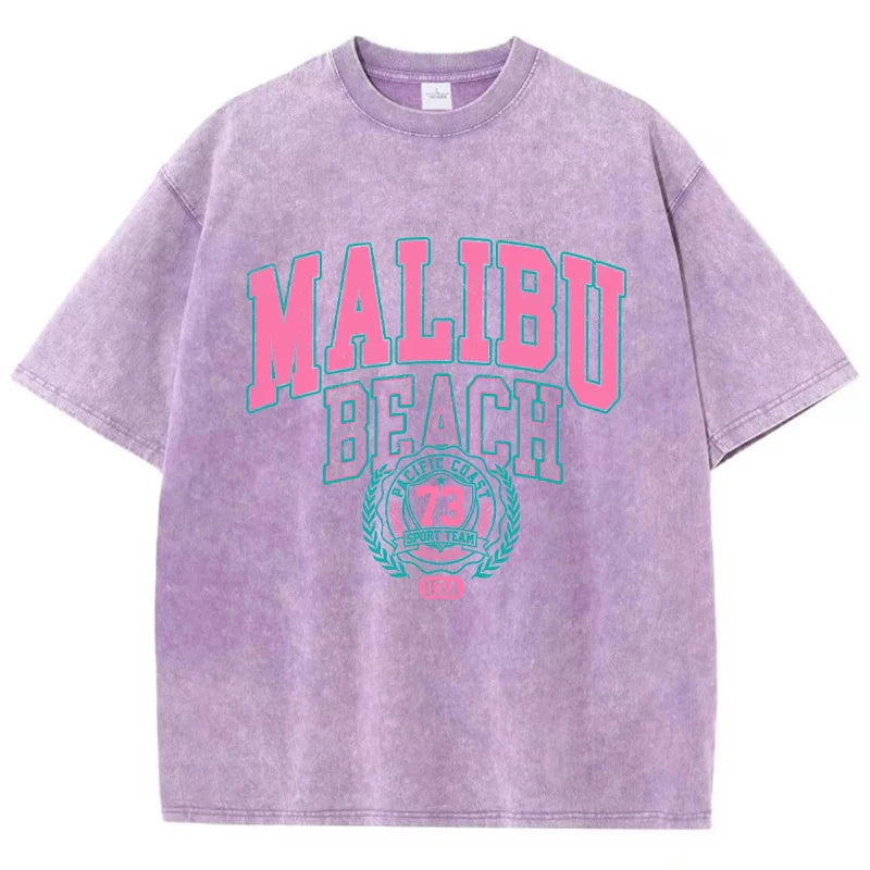 T-Shirt Women Letter Printing Cotton T Shirt Comfortable Crewneck Tops Casual Oversized Tees Female Clothes