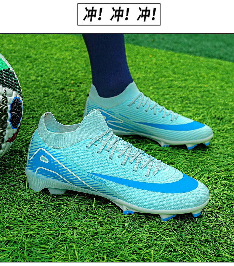 New Men's Soccer Shoes Cleats Sneakers Non-Slip Wholesale Football Boots Training FG Top Quality Drop Shipping Unisex Adult
