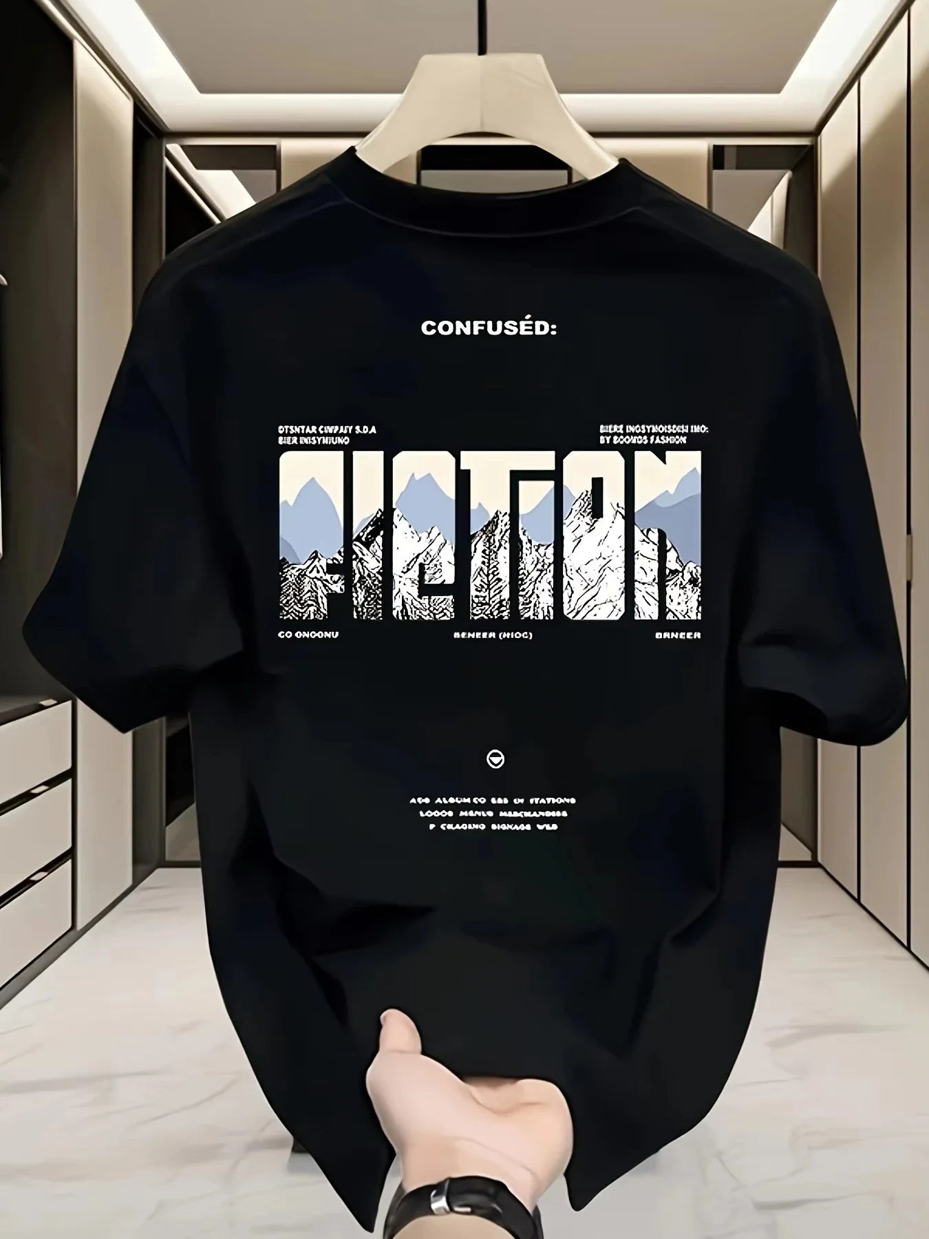 2026 Summer New Style High-Quality Men's T-shirt Fashionally Popular Men's and Women's Same Style Round-neck Printed T-shirt