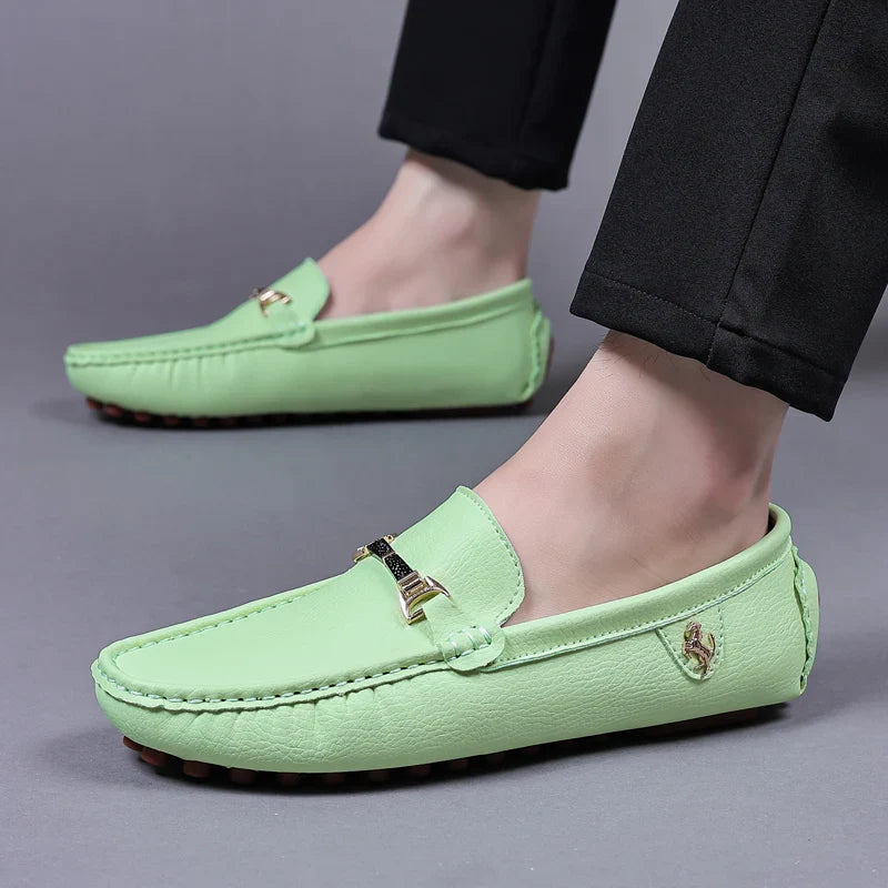 Men Loafers Shoes Formal Dress Shoes Business Casual Shoes for Men Wedding Party Office Shoes Soft PU Leather Loafers Men