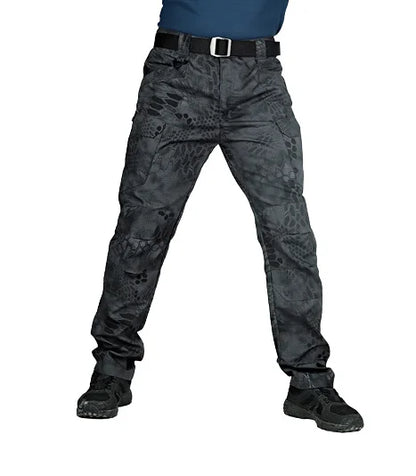 New Casual Tactical Pants Men Cargo Pants Multi Pockets Safari Style Trousers Waterproof Male Streetwear Hiking Plus Size S-6XL