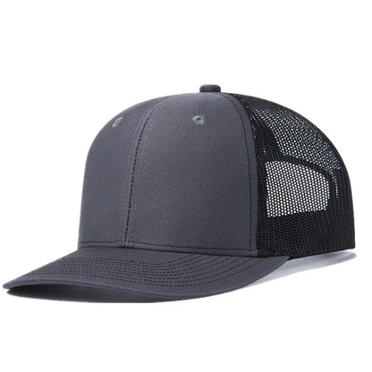 Unisex Cap Slight Curved Brim Style Trucker Hat  Men & Women Casual Outdoor Breathable Summer Cap