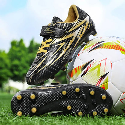 New Kid Professional Football Boots Soccer Shoes Match Boys Sports Shoes Comfortable Sneakers Match Outdoor Non-Slip Unisex