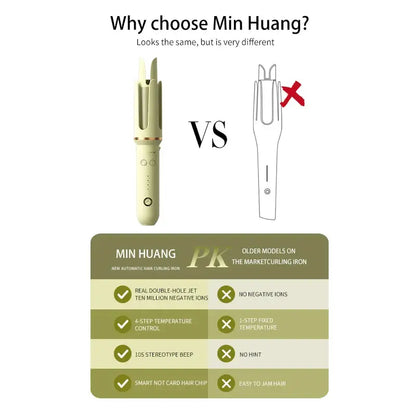 Automatic Curling Iron Wand 32MM Automatic Ceramic Hair Roller Professional Curling Iron Electric Curling Wand Hair Waver