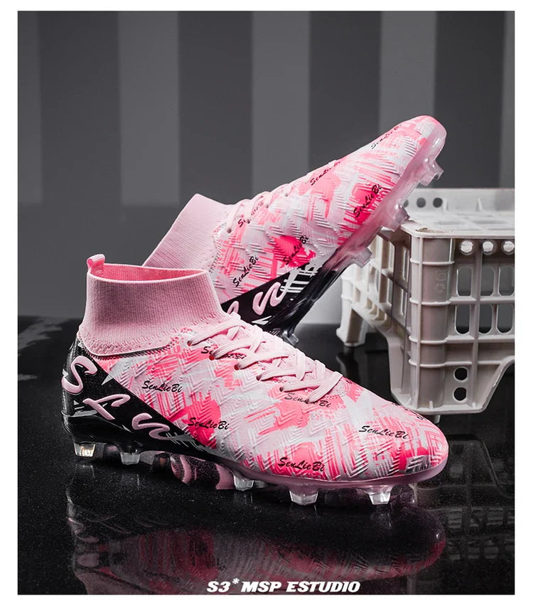 Professional Football Boots Men Soccer Shoes Society Football Cleats FG Lightweight Training Soccer Sneakers Outdoor Sports Shoe