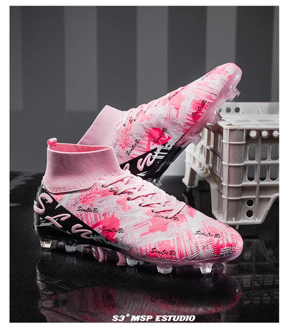 Professional Football Boots Men Soccer Shoes Society Football Cleats FG Lightweight Training Soccer Sneakers Outdoor Sports Shoe