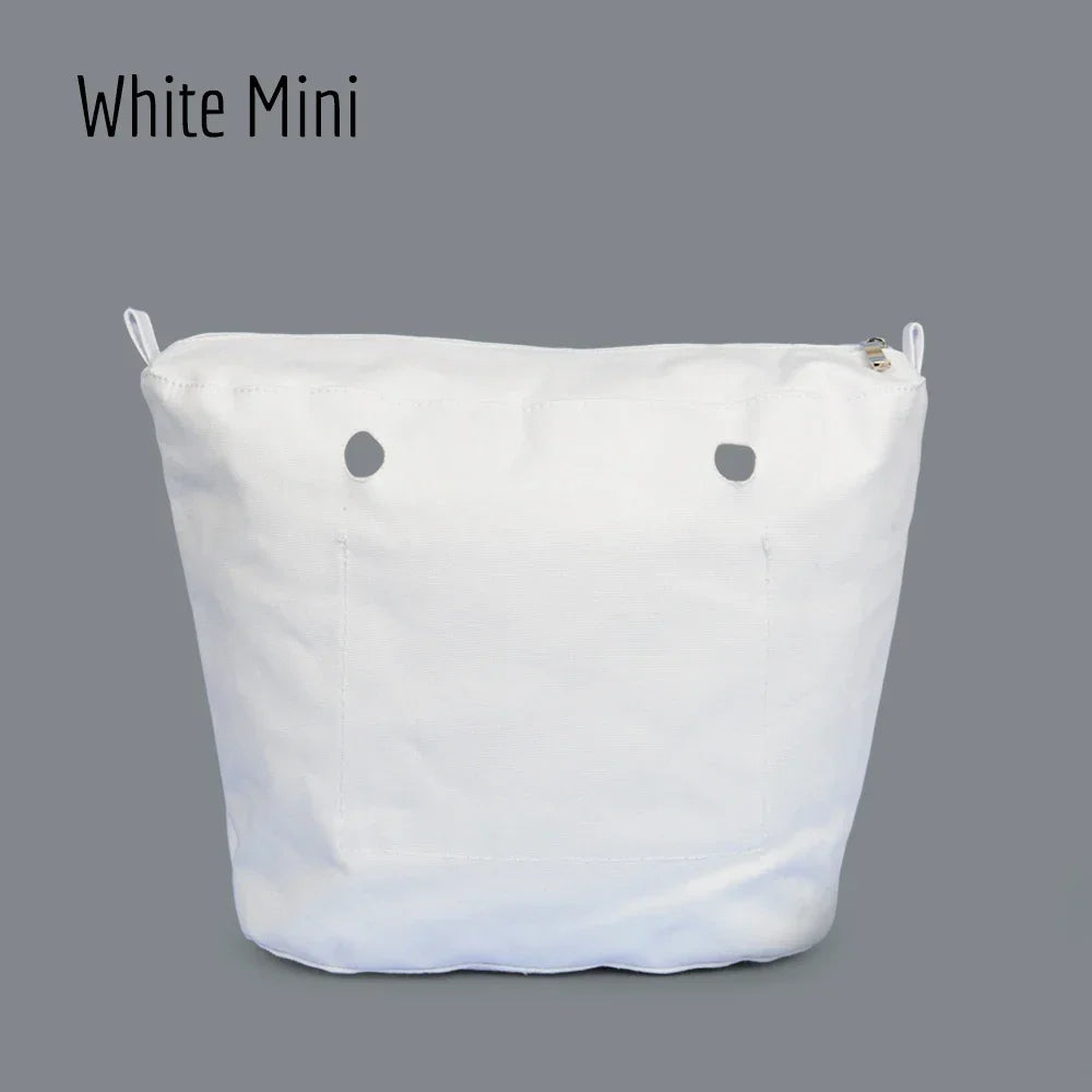 New Waterproof Inner Bag Organizer Insert Zipper Pocket for Classic Mini Obag Canvas Material for O Bag