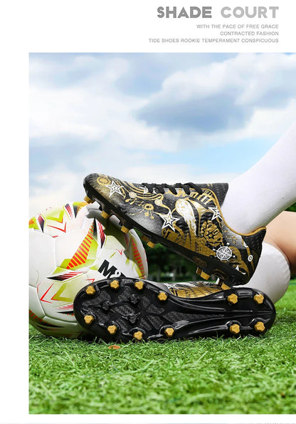 New Kids Soccer Shoes Men Original Football Shoes Indoor Professional Football Field Boots Society Cleats TF/AG Sneaker Non Slip
