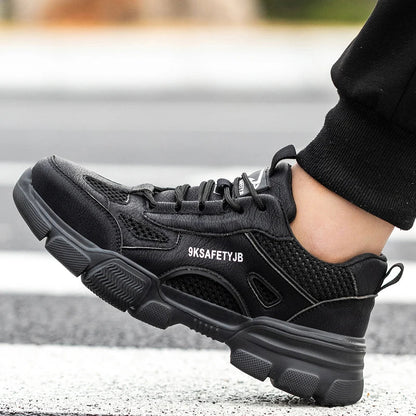 Men Steel Toe Shoes Sport Style New Unisex Safety Shoes Men Work Sneakers Indestructible Safety Boots Women Shoes