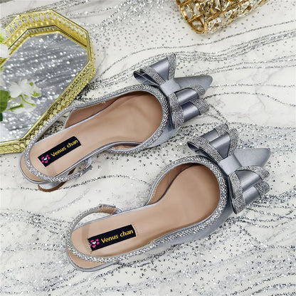 Fashionable And Elegant Nigerian Wedding Banquet High Heels Anti Slip Women's Sandals Plus Size Nigerian Party Shoes