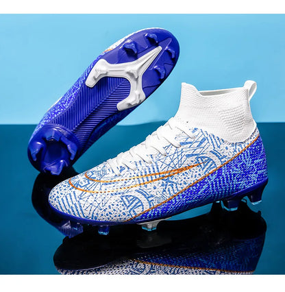 Hot-Selling Football Boots Men's Soccer Cleats TF/FG Wear-Resistant Training Shoes Outdoor Non-Slip Sneakers Size33-46