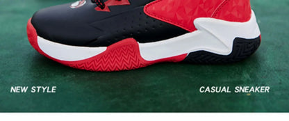 Children Sports Shoes Waterproof Low-top Sneakers Kids Basketball Shoes Boys Lace-up Non-slip Shoes for Running Durable Sneakers