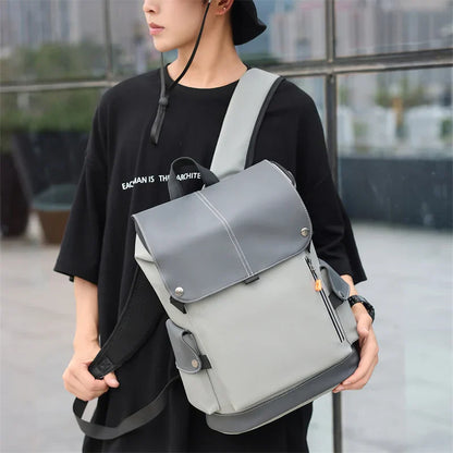USB Charging Urban Man Backpack Waterproof Rucksack Men's Laptop Backpack Large Computer Backpack for Business Office Outdoor
