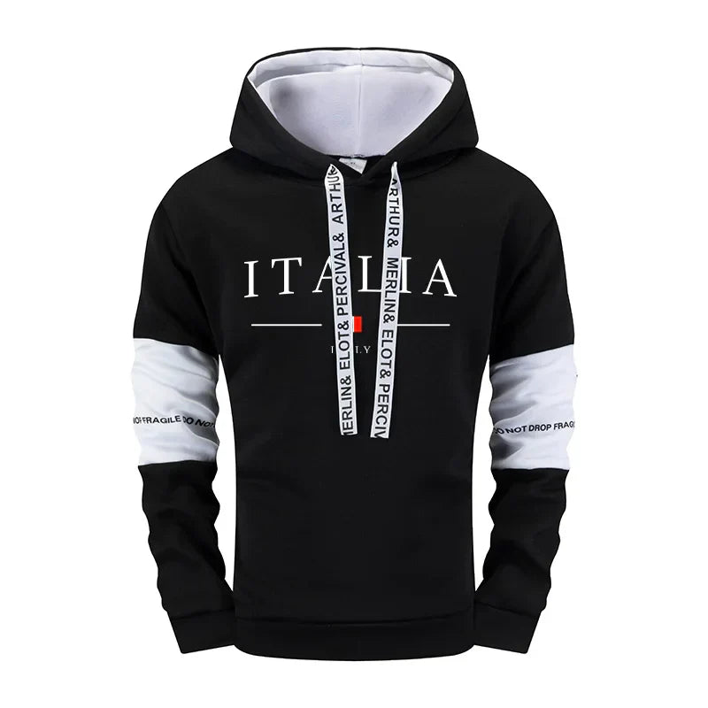 Mens Tracksuit Outdoor Quality Autumn Winter Simple Casual Sports Hooded Single Sweatshirts And Sweatpant Comfort Sports Fitness