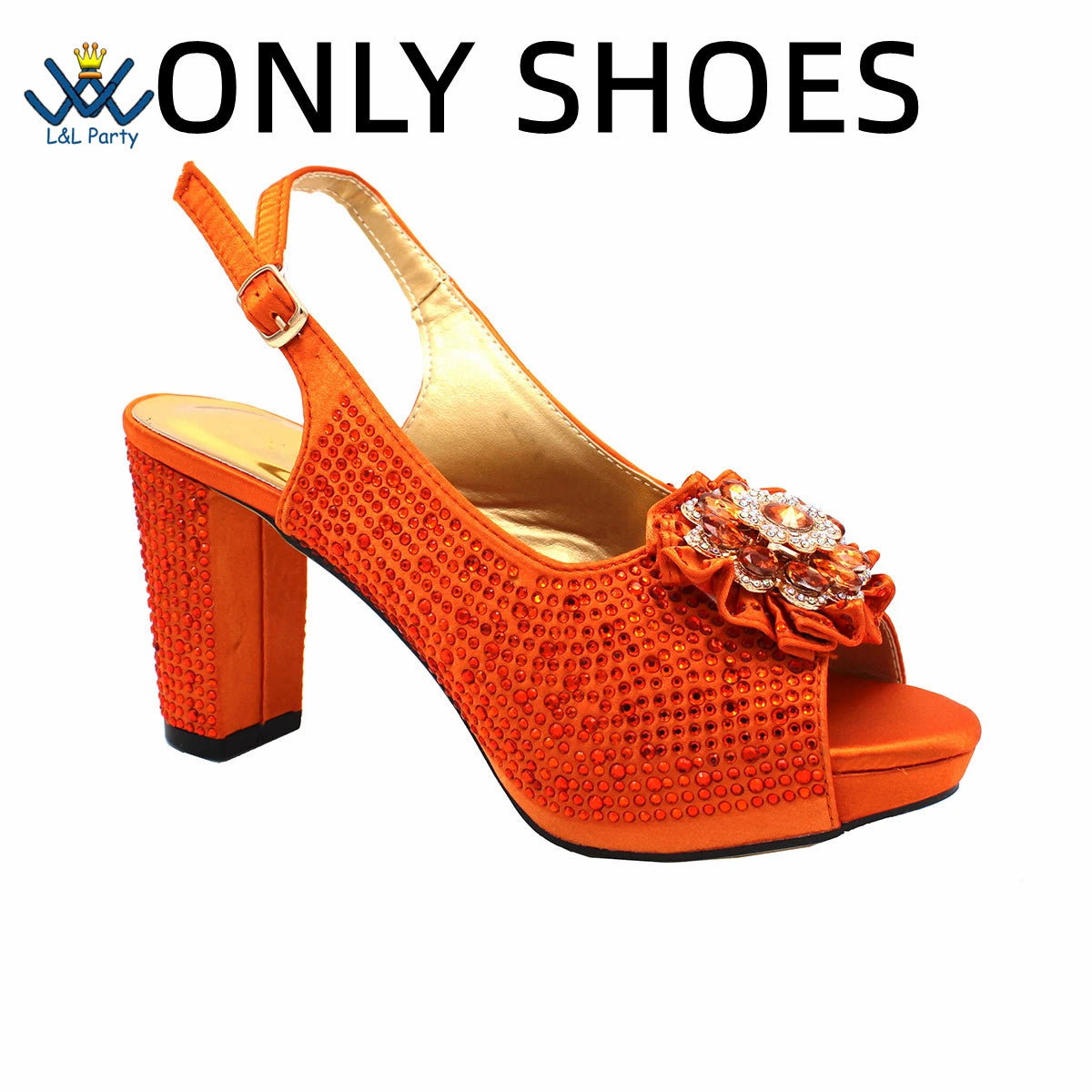Special Design Women Crystal Style African Ladies Party Shoes Matching Bag in Magenta Color