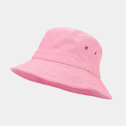 Fluorescent Green Bucket Hat Four Seasons Candy Color Personalized Street Dance Fashion Style Women's and Men's Fisherman Hat