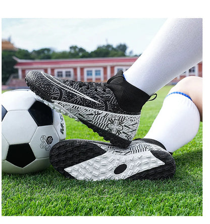 Superfly FG Football Boots Outdoor Soccer Cleats Shoes Soft Sport Professional Shoes Breathable Comfortable Boots Plus Size