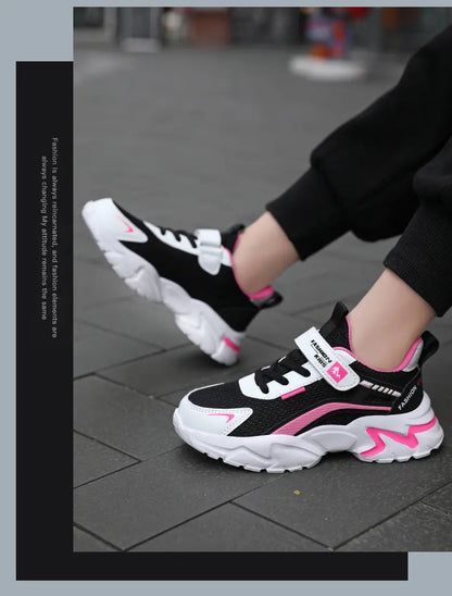 Children's Sports Shoes Kids Running Sneakers for Boys Girls Air Mesh Breathable Outdoor School Casual Fashion Shoes Anti-skid