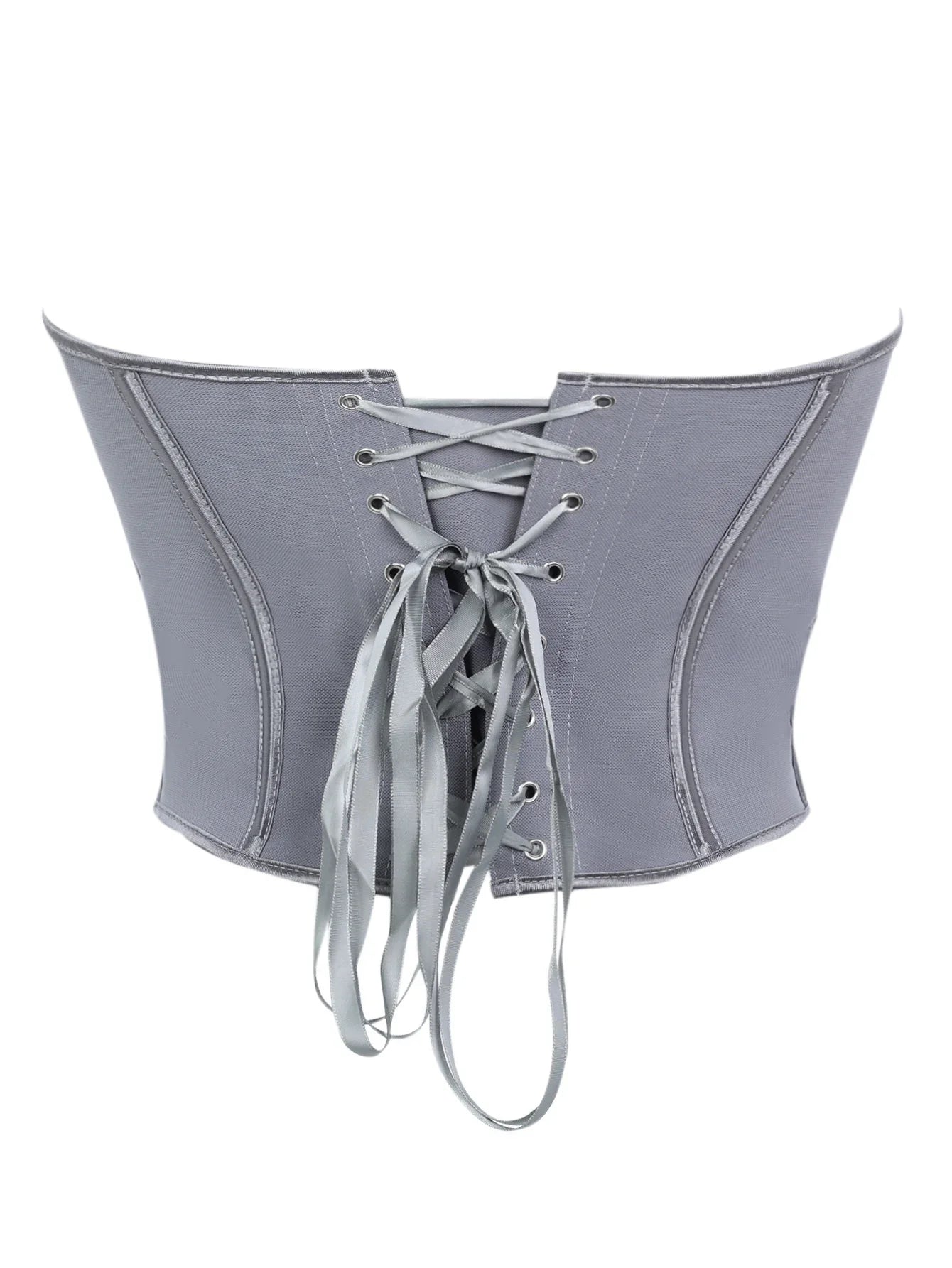 Button down corset for Halloween women is shaping top with a tie at the back