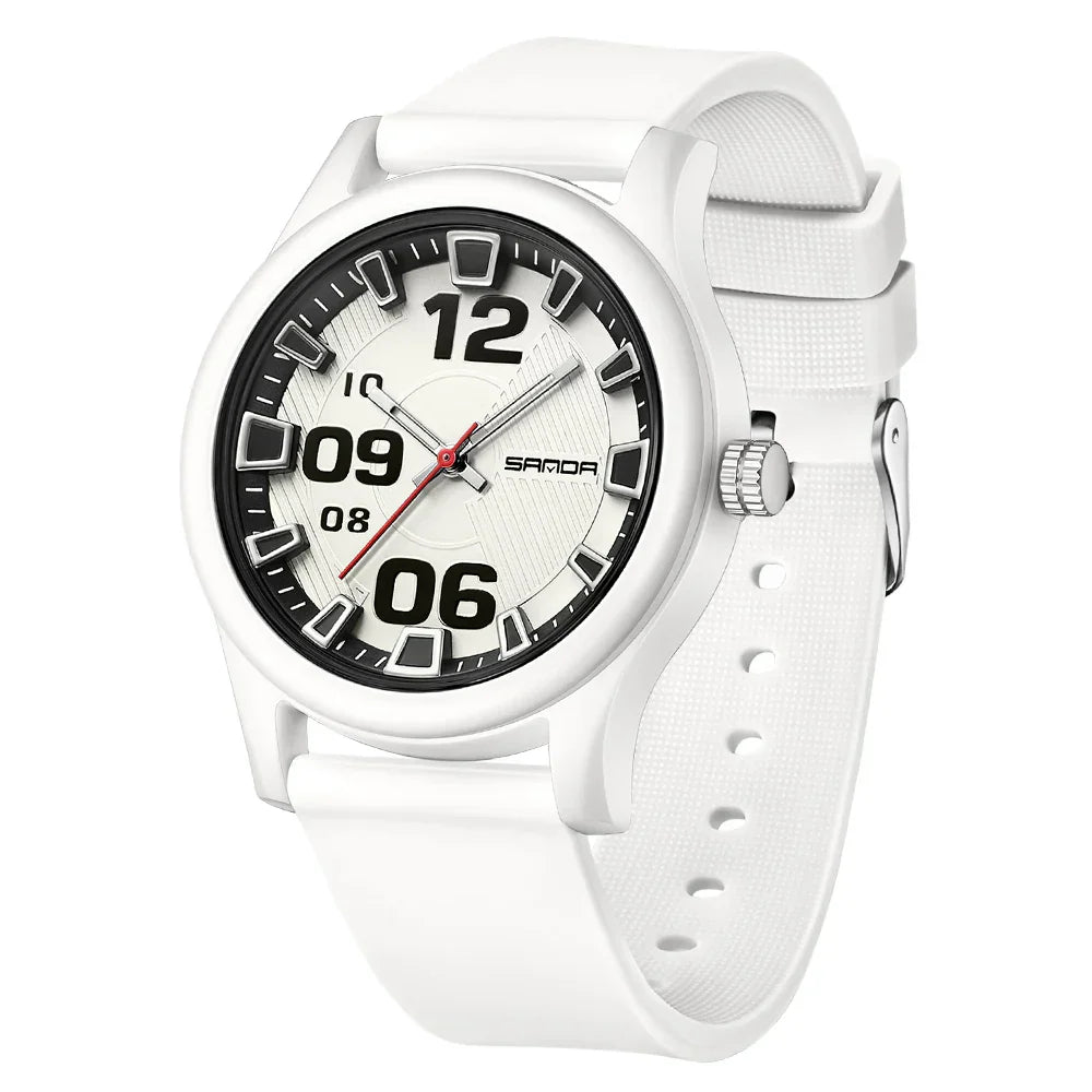 Fashion women's watches, simple casual Soft silicone strap lady watches waterproof, nurse watches for woman, ladies wristwatch