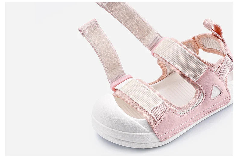 Cheerful Mario Summer Cute Outdoor Sandals for Kids Walking and Travel