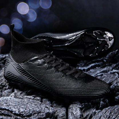 Men's football shoes professional grade FG long nail anti slip breathable summer lightweight outdoor training