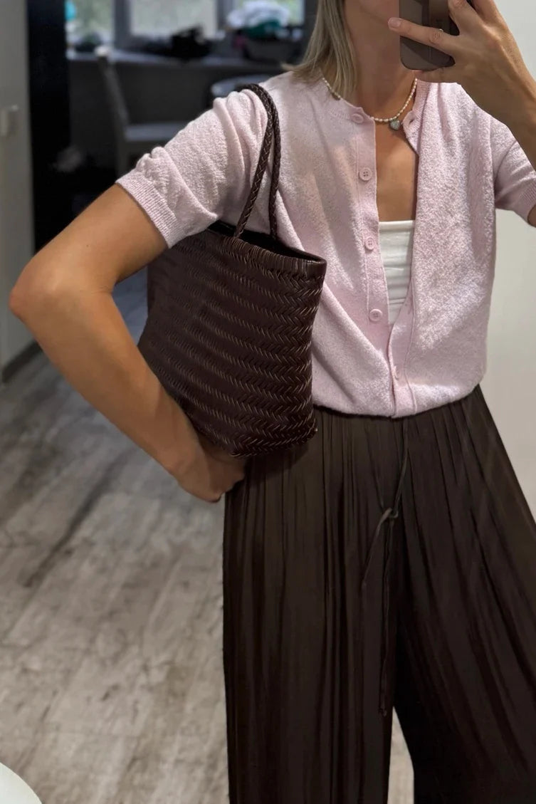 Handbags Women's Genuine Leather Shoulder Bag Weaving Casual Shopping Bag Vintage Big Tote Purse Cowhide Cross Hand Bags Lady
