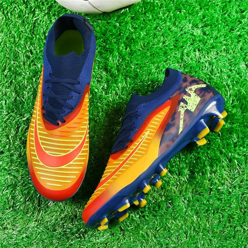 New Men Football Boots Training Breathable Soccer Shoes Wholesale Unisex Professional Ultralight Indoor Futsal Drop Shipping