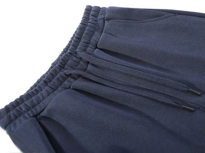 Men's Autumn and Winter New Solid Color Pullover Sweater & Pants Two-piece Set Fashionable Casual Sports Set Men's Tracksuit
