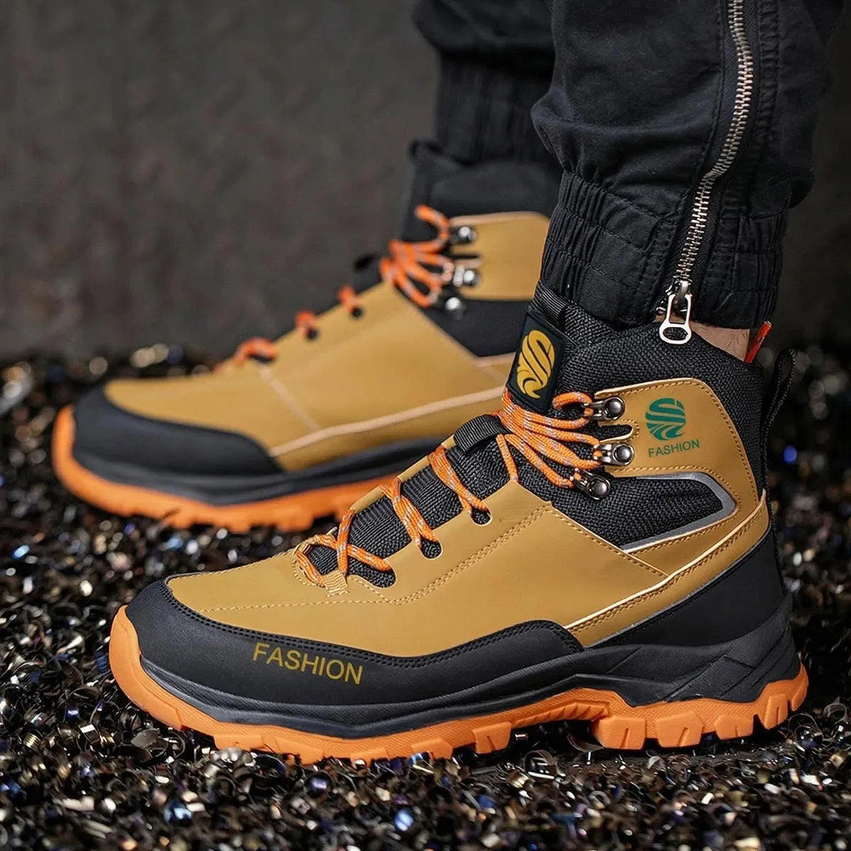 Men Safety Shoes Steel Toe Work Shoes Sneakers Anti-Smash Anti-piercing Work Boots Indestructible Protective shoes