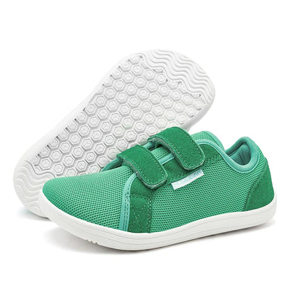 Kids Mesh Barefoot Shoes Little/Big/Kid Wide Toe Minimalist Sneakers Lightweight Hook Loop Breathable Casual Shoes