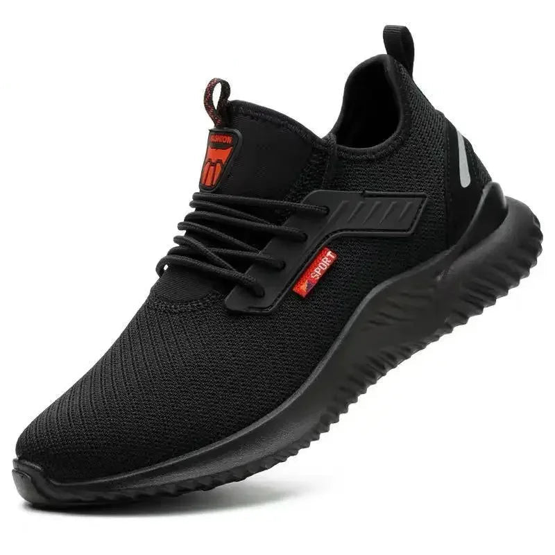 Work Sneakers Steel Toe Shoes Men Safety Shoes Puncture-Proof Work Shoes Boots Fashion Indestructible Footwear Security