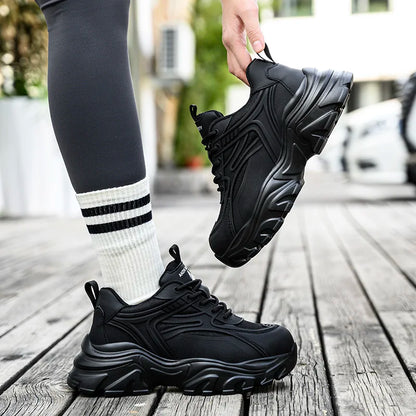 Women Safety Shoes For Work Safety Boots Breathable Steel Toe Puncture Proof Sport Work Sneakers Construction Tactical Boots