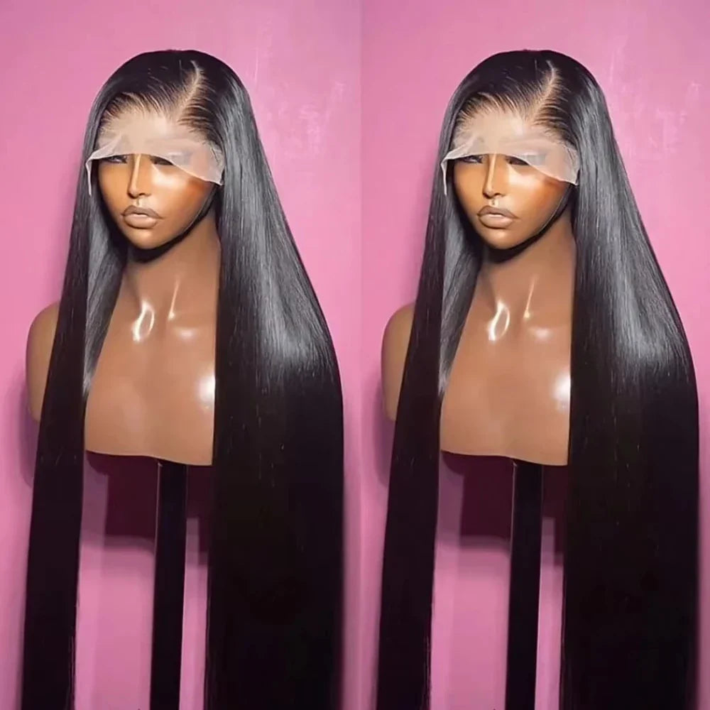 40 Inch Straight Hunan Hair Wigs 13x4 13x6 Gluless HD Transparent Lace Frontal Wigs 5x5 Straight Lace Front Human Hair Wigs