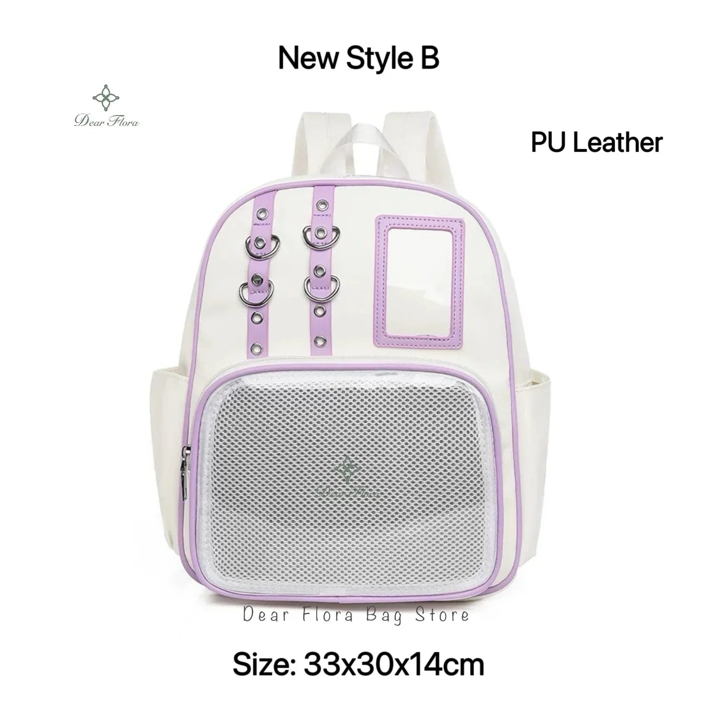Cute Mini Backpack Women Kawaii Ita Bag Sweet Girl Transparent Rucksack DIY Personality Display Knapsack Lolita Shoulder Bag