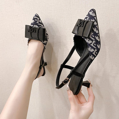 Sexy, elegant, versatile party women's shoes, new women's banquet beautiful slim heeled sandals