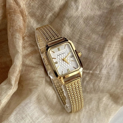 Simple Quartz Waterproof Wristwatch Ladies Wristwatch Elegant Gold Watch Stainless Steel Women's Watches Relogio Feminino