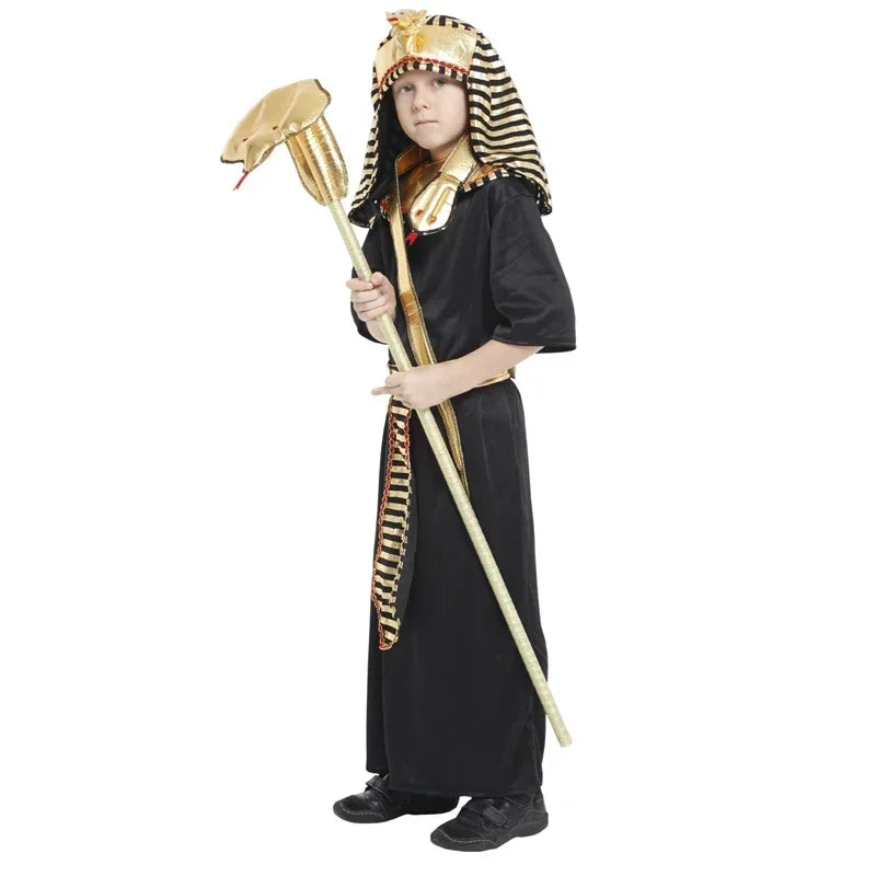 Children  Ancient Egypt Egyptian Pharaoh Cleopatra Prince Princess Costume for Kids Cosplay Anime Cosplay