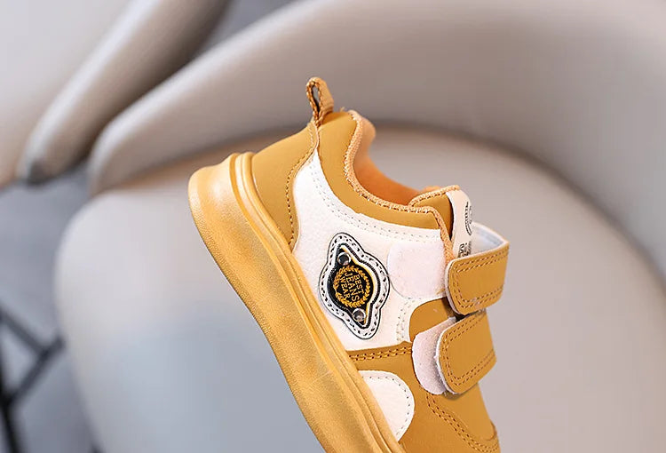 Autumn Winter New Children's Sports Shoes Boys' High Top Board Shoes Girls' Little White Fashion Children's Basketball Shoes
